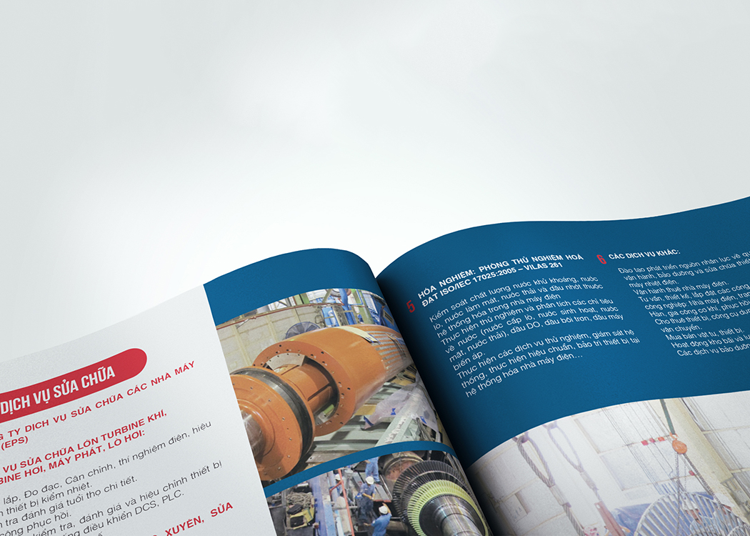 EVNGENCO 3 - Thiết kế profile cho công ty phát điện EVNGENCO 3